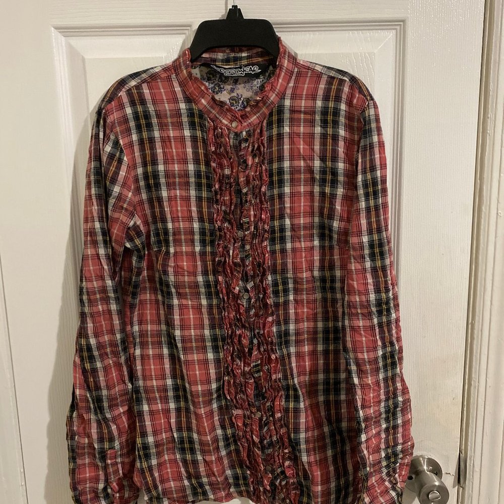 Deatailed multi-colored blouse